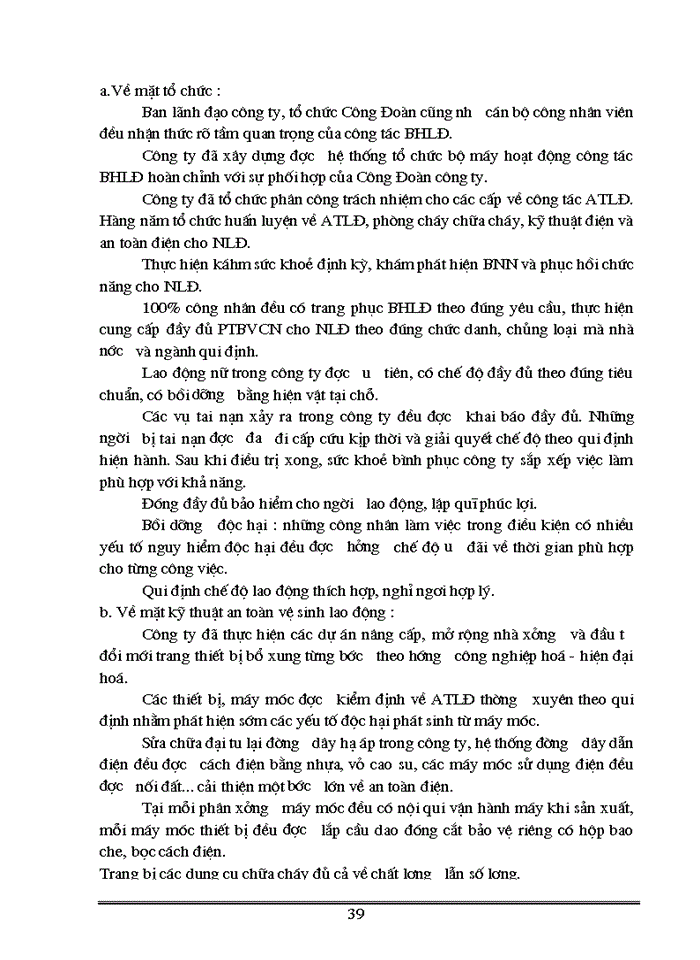 image for page Công tác bảo hộ lao động và Giải pháp cải thiện điều kiện lao động taại Công ty in Công Đoàn