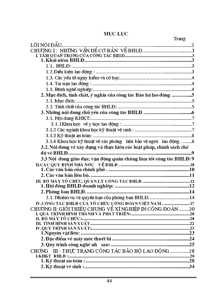 image for page Công tác bảo hộ lao động và Giải pháp cải thiện điều kiện lao động taại Công ty in Công Đoàn