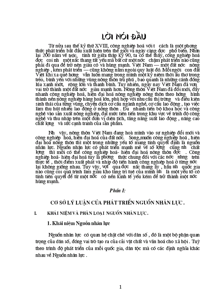 image for page Một số Giải pháp phát triển nguồn nhân lực nông thôn phục vụ sự nghiệp Công nghiệp hóa - Hiện đại hóa đất nước