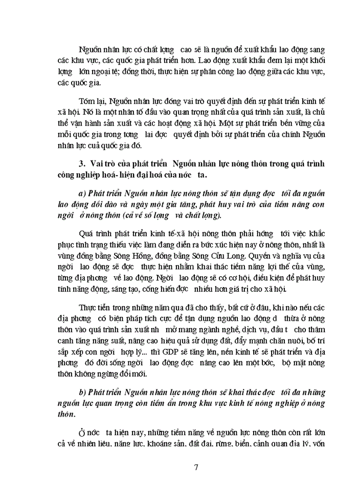 image for page Một số Giải pháp phát triển nguồn nhân lực nông thôn phục vụ sự nghiệp Công nghiệp hóa - Hiện đại hóa đất nước