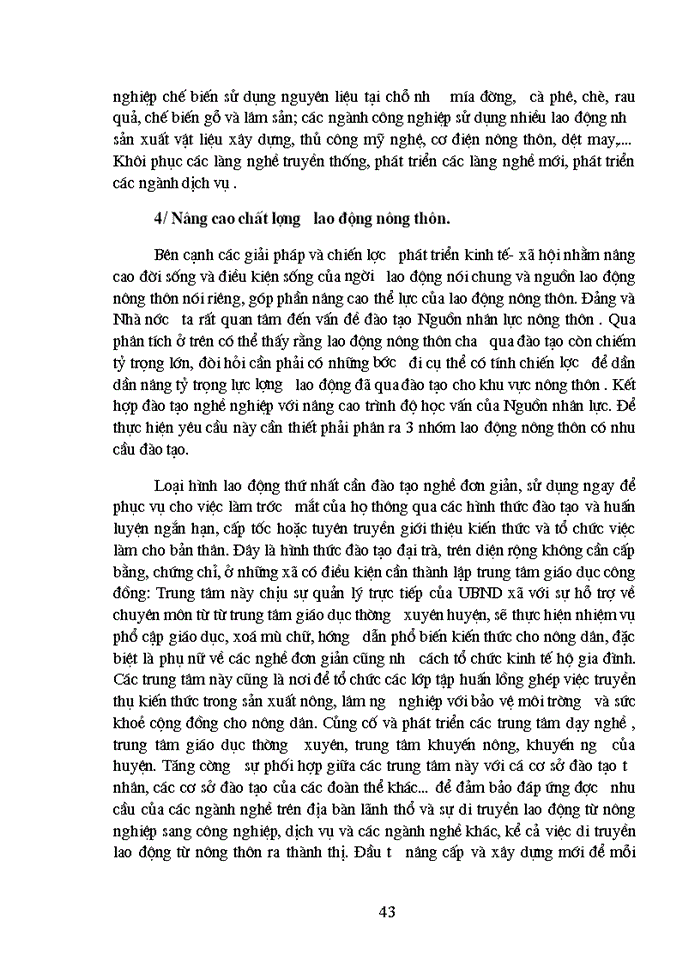 image for page Một số Giải pháp phát triển nguồn nhân lực nông thôn phục vụ sự nghiệp Công nghiệp hóa - Hiện đại hóa đất nước