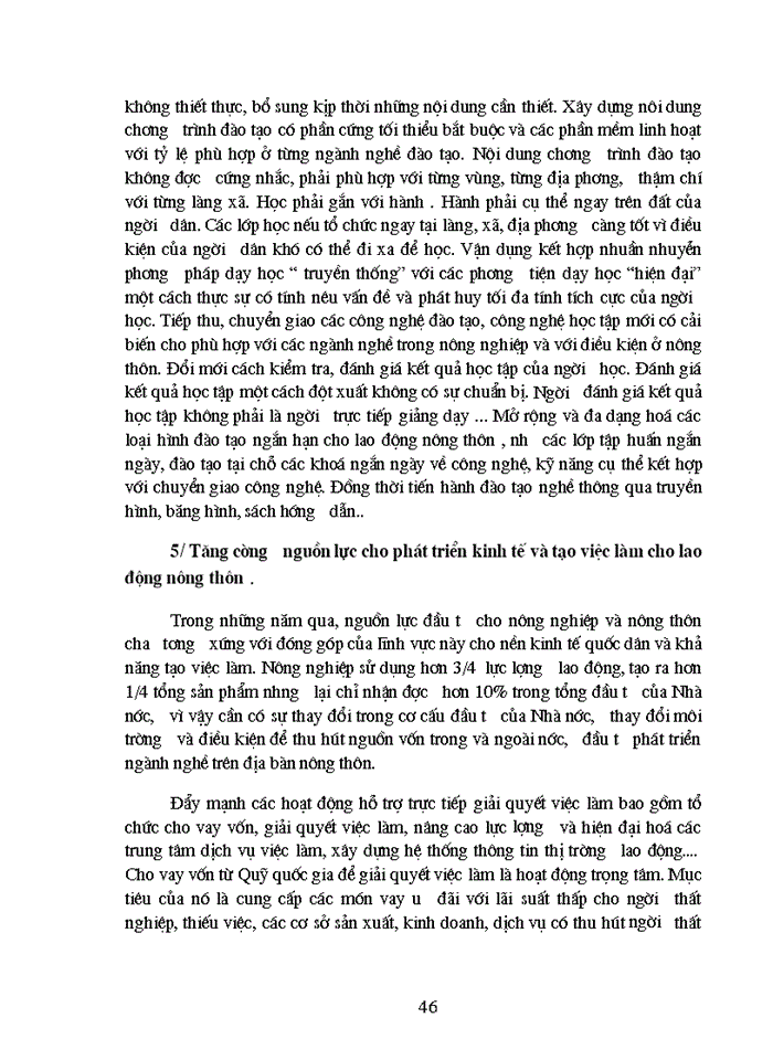 image for page Một số Giải pháp phát triển nguồn nhân lực nông thôn phục vụ sự nghiệp Công nghiệp hóa - Hiện đại hóa đất nước