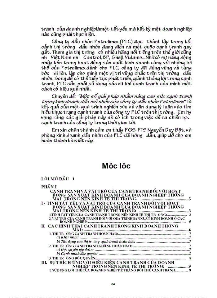 image for page Một số Giải pháp nhằm nâng cao khả năng cạnh tranh trong lĩnh vực Kinh doanh dầu nhờn của Công ty Dầu nhờn Petrolimex