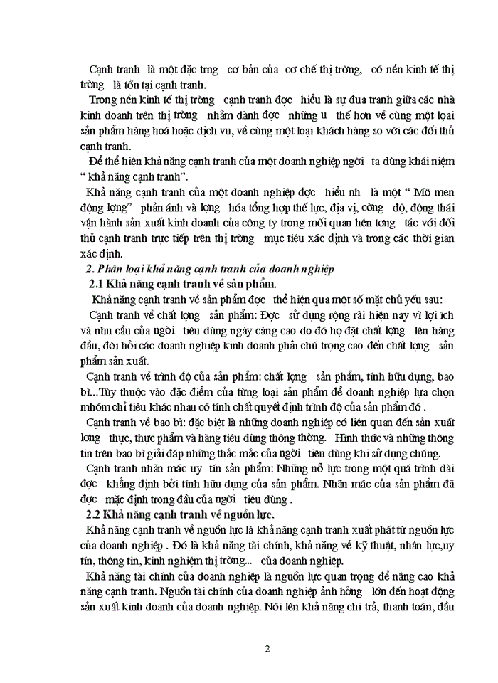 image for page Biện pháp nhằm nâng cao khả năng cạnh tranh của Công ty Dệt may Hà Nội