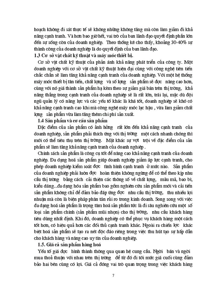 image for page Biện pháp nhằm nâng cao khả năng cạnh tranh của Công ty Dệt may Hà Nội