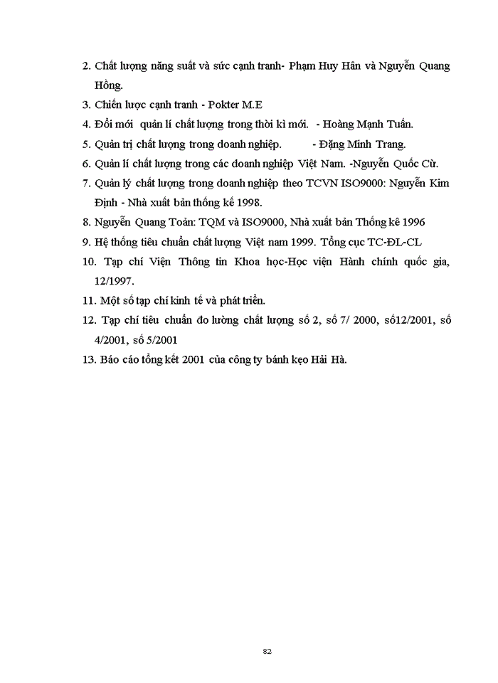 image for page Chất lượng sản phẩm với việc nâng cao khẳ năng cạnh tranh của Công ty Bánh kẹo Hải Hà