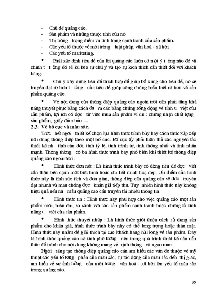image for page Nâng cao khả năng cạnh tranh trong việc thiết kế thông điệp quảng cáo ngoài trời tại Công ty Quảng cáo Trẻ Hà Nội