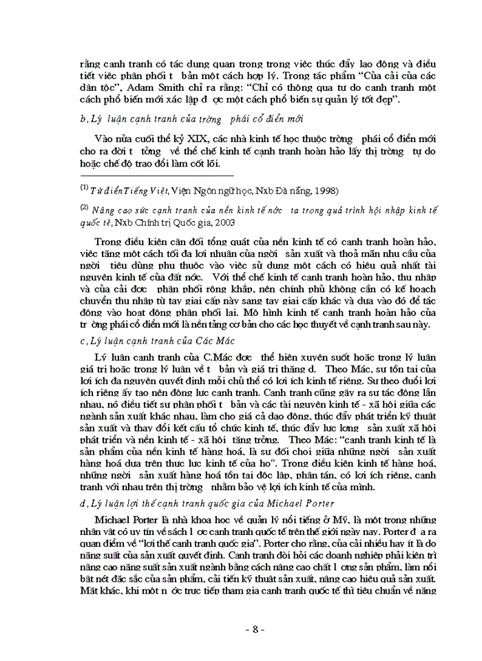 image for page THS Thực trạng và Giải pháp đầu tư nâng cao khả năng cạnh tranh của nghành dệt may Việt Nam