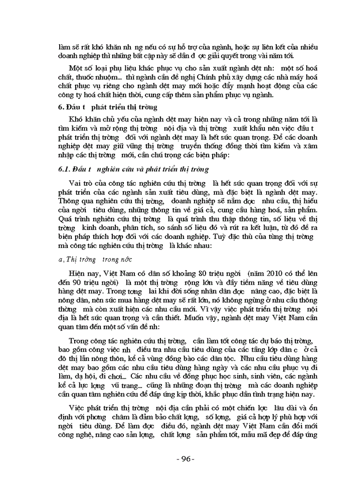 image for page THS Thực trạng và Giải pháp đầu tư nâng cao khả năng cạnh tranh của nghành dệt may Việt Nam