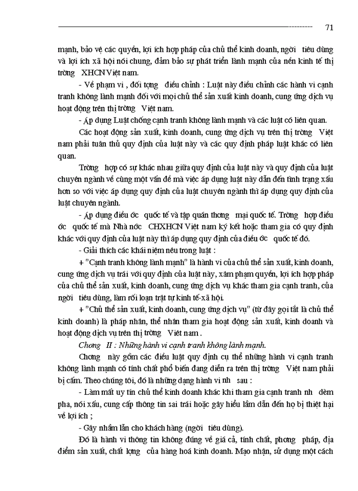 image for page Cạnh tranh không lành mạnh nhu cầu phương hướng nội dung Xây dựng pháp luật chống cạnh tranh không lành mạnh