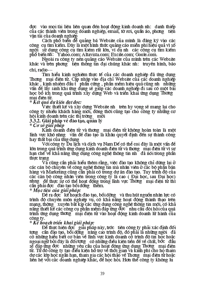 image for page Xây dựng và triển khai ứng dựng công nghệ thông tin trong Kinh doanh lữ hành của Công ty du lịch và dịch vụ Nam Đế