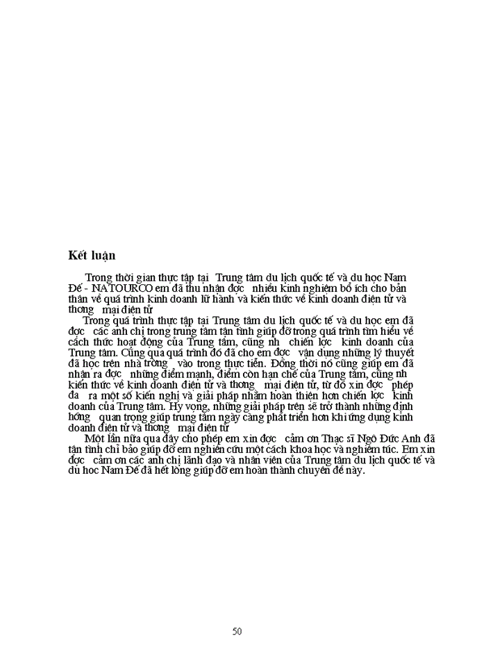 image for page Xây dựng và triển khai ứng dựng công nghệ thông tin trong Kinh doanh lữ hành của Công ty du lịch và dịch vụ Nam Đế