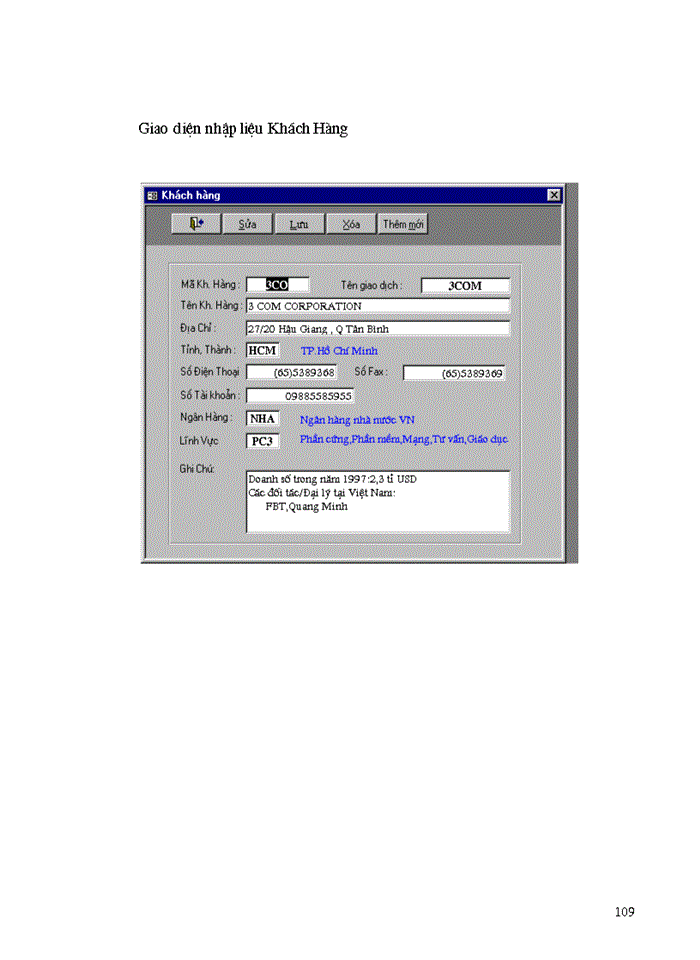 image for page THS Chương trình bán hàng lập trình Access