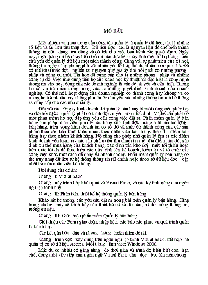 image for page Ứng dụng Visic trong bài toán quản lý bán hàng