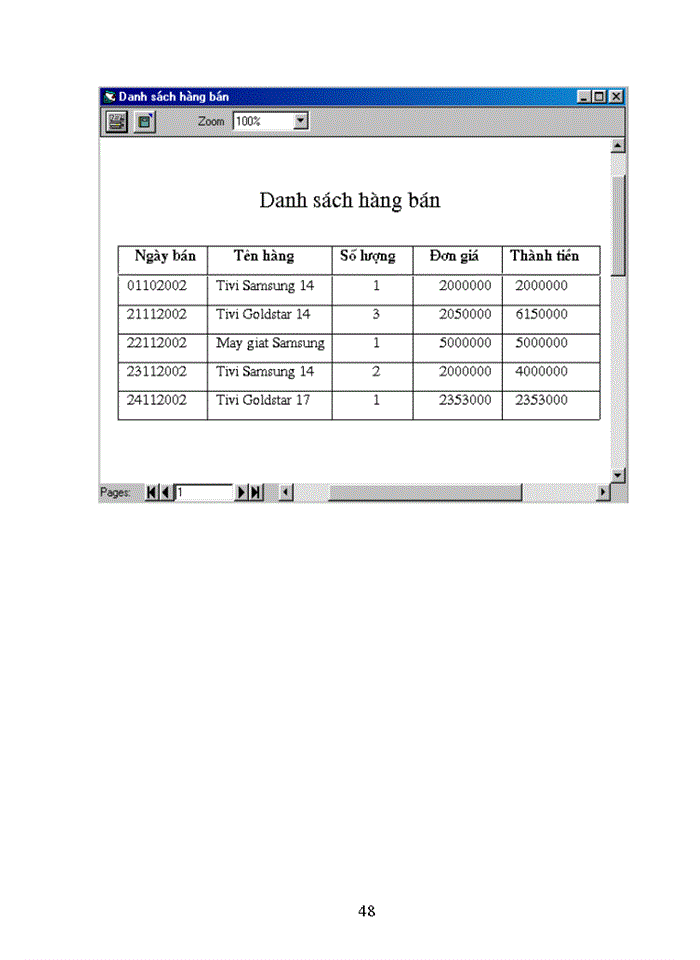 image for page Ứng dụng Visic trong bài toán quản lý bán hàng