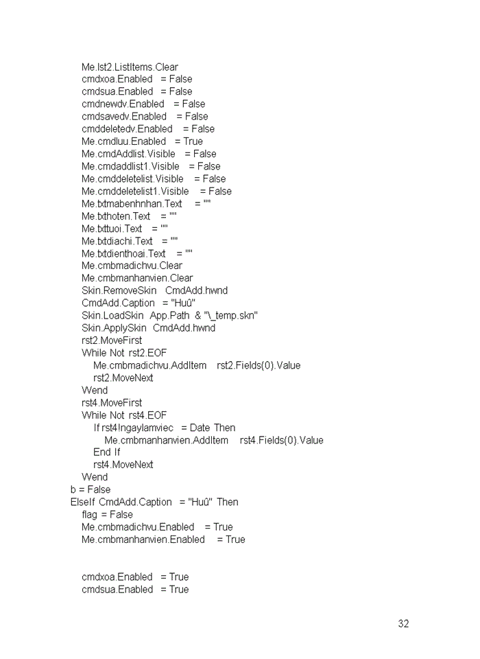 image for page Phần mềm quản lý thu chi khám bằng ngôn ngữ Visuao Basic