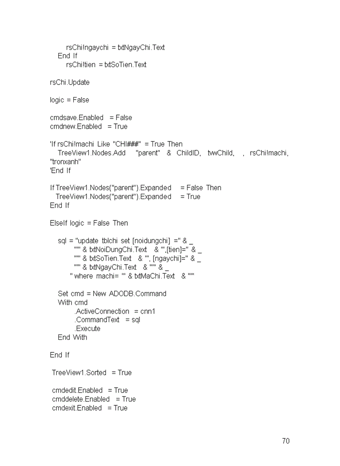 image for page Phần mềm quản lý thu chi khám bằng ngôn ngữ Visuao Basic