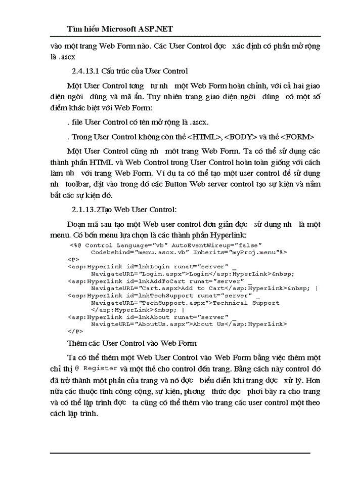 image for page THS Tìm hiểu Microsoft ASP NET