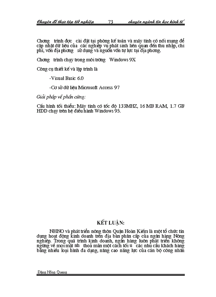 image for page Ứng dụng tin học trong việc tính toán quỹ thu nhập của Ngân Hàng Nông nghiệp và Phát triển Nông thôn Quận Hoàn Kiếm
