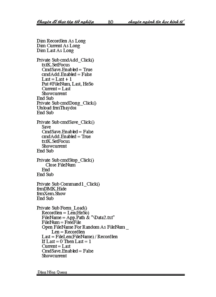 image for page Ứng dụng tin học trong việc tính toán quỹ thu nhập của Ngân Hàng Nông nghiệp và Phát triển Nông thôn Quận Hoàn Kiếm