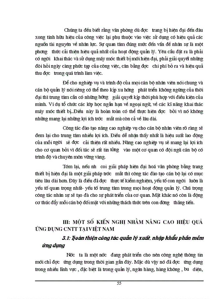 image for page Một số biện pháp nhằm nâng cao hiệu quả ứng dụng công nghệ thông tin trong quản lý tại Trung tâm Hội chợ triển lãm Việt Nam