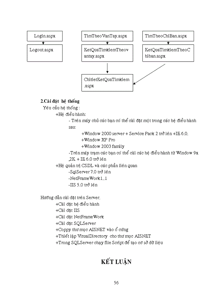 image for page Xây dựng phân hệ tra tìm đối tượng theo vân tay trên mạng INTRANET ứng dụng công nghệ ASP NET và SQLSERVER