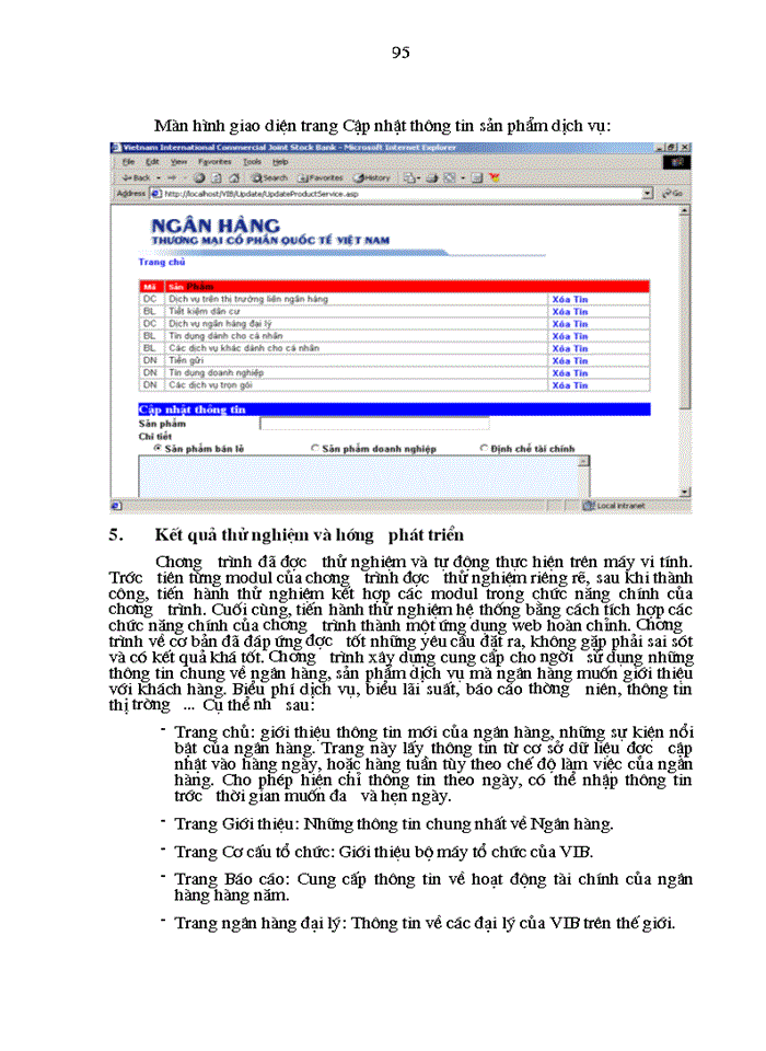 image for page THS Cung cấp Một số dịch vụ cho các đối tác của VIB trên mạng Intemet