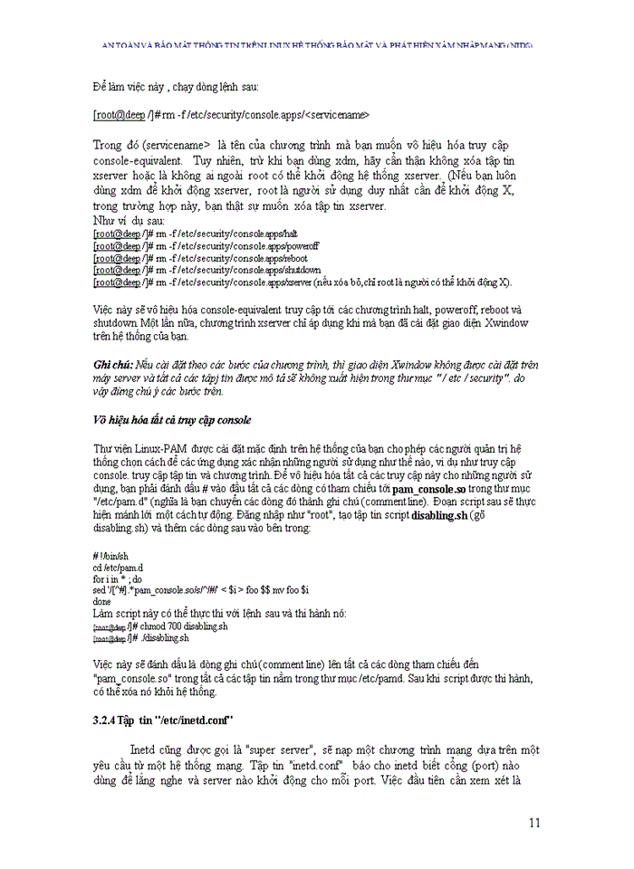 image for page An toàn và bảo mật thông tin trên LINUX Hệ thống bảo mật và phát hiện xâm nhập mạng Nids