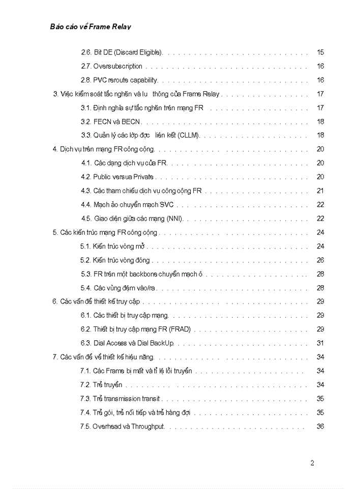 image for page Báo cáo về dịch dữ liệu Frame Relay