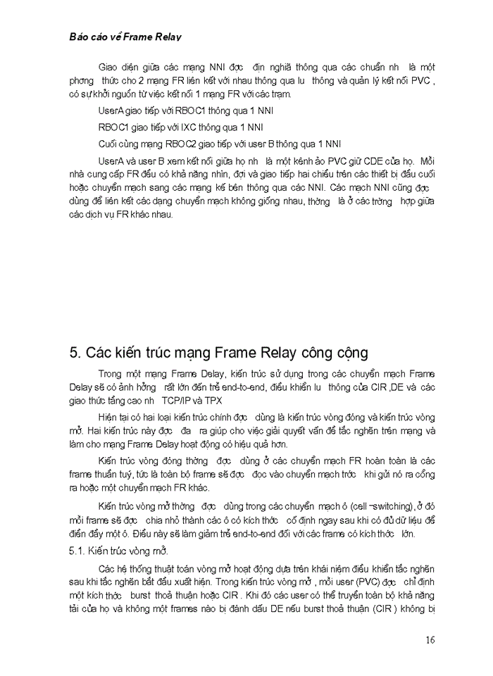 image for page Báo cáo về dịch dữ liệu Frame Relay