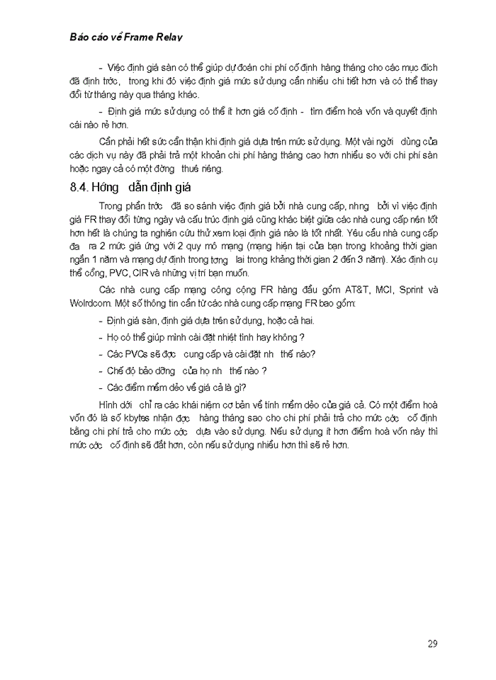 image for page Báo cáo về dịch dữ liệu Frame Relay