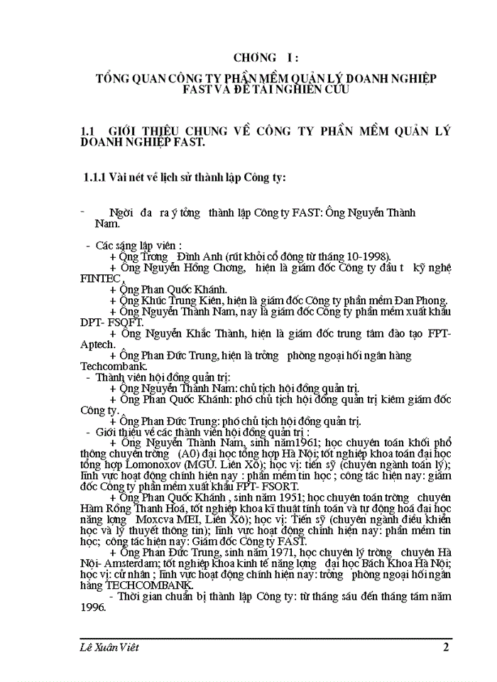 image for page THS Phân tích thiết kế hệ thống thông tin quản lý nhân sự tại Công ty Phần mềm quản lý doanh nghiệp FAST