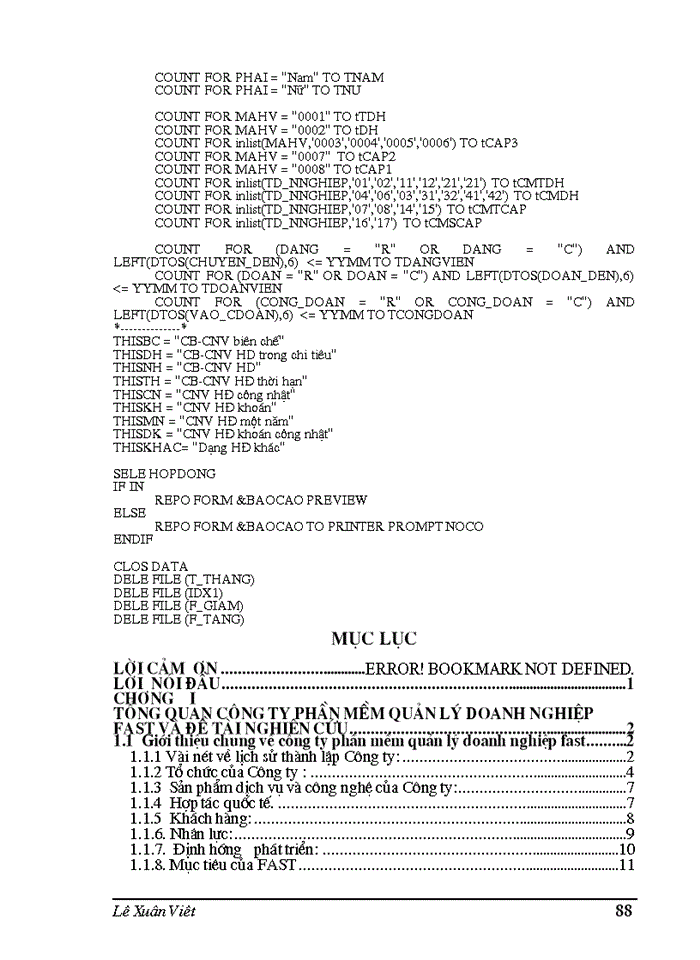 image for page THS Phân tích thiết kế hệ thống thông tin quản lý nhân sự tại Công ty Phần mềm quản lý doanh nghiệp FAST