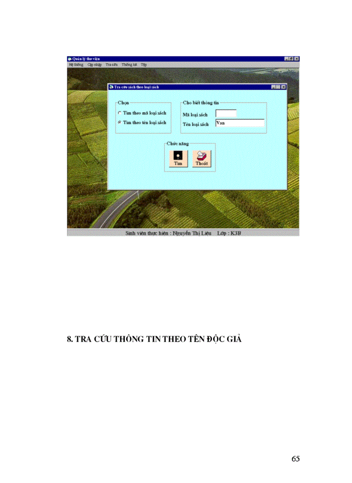 image for page Quản lý thư viện tại trường cấp 3năng khiếu tỉnh Thái Bình