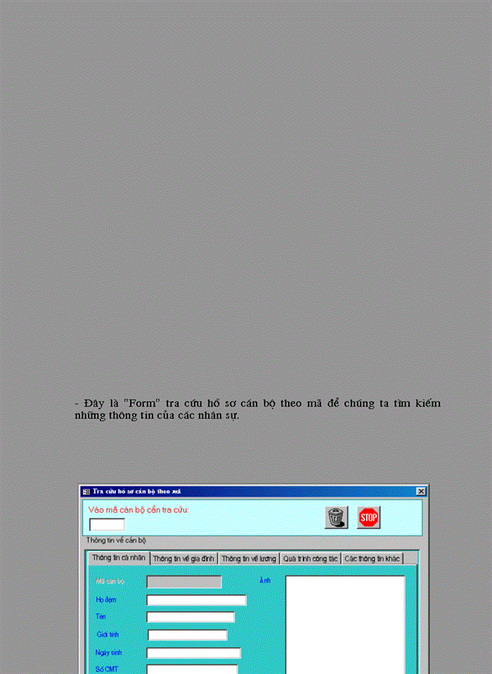 image for page Quản lý nhân sự lập trình Access