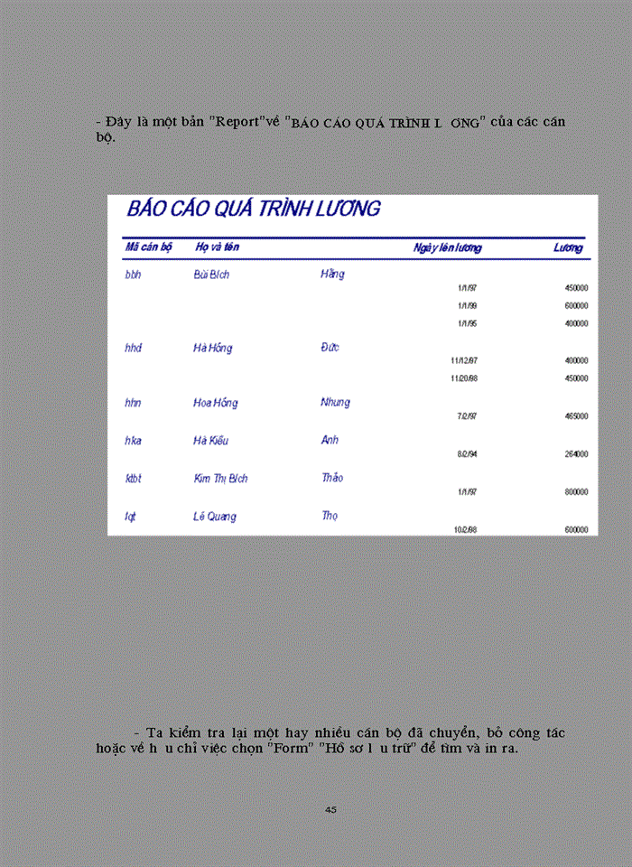 image for page Quản lý nhân sự lập trình Access