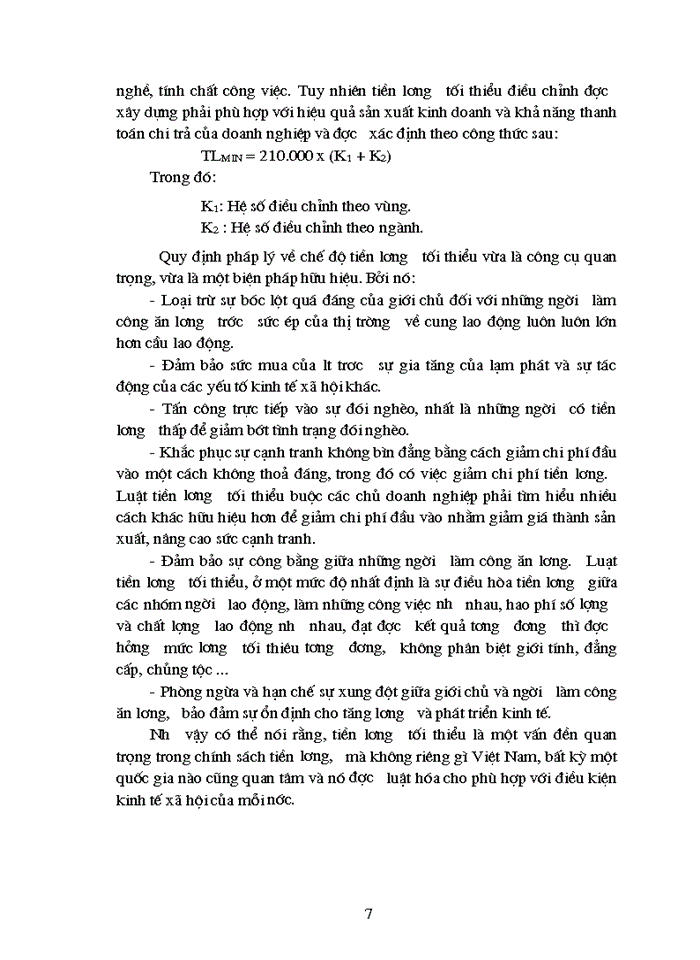 image for page Hoàn thiện các hình thức trả lương tại Công ty dệt Minh Khai Hà Nội