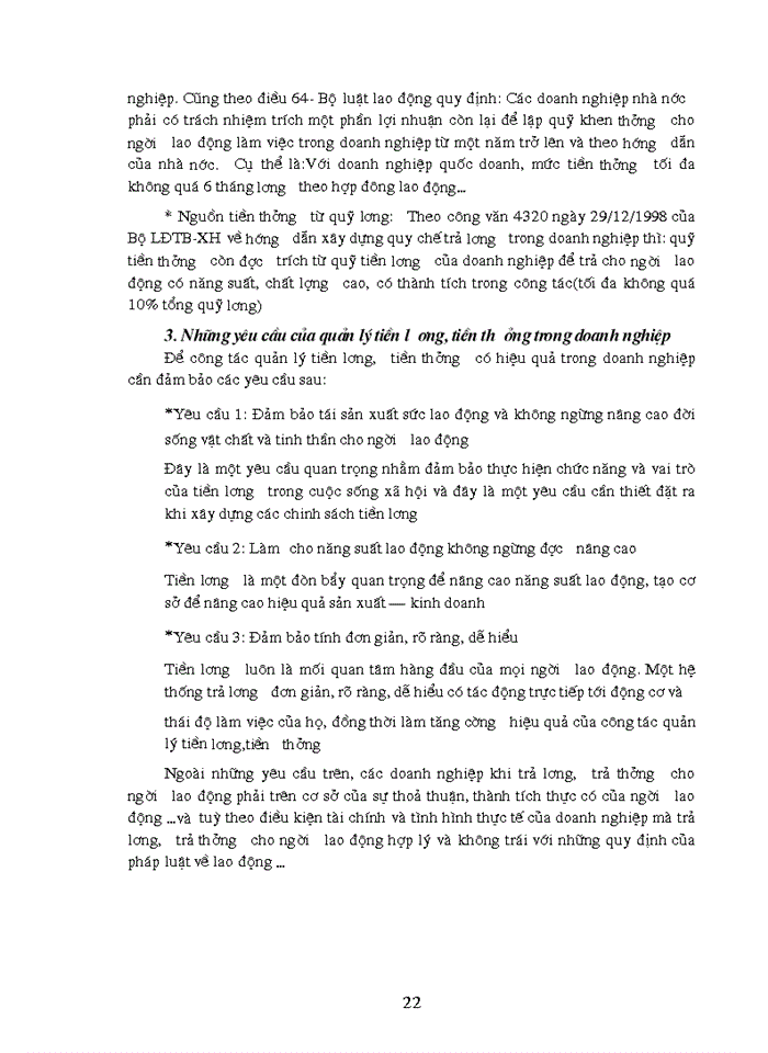 image for page THS Một số Giải pháp nhằm hoàn thiện công tác quản lý tiền lương tiền thưởng tại Công ty Văn phòng Phẩm Cửu Long