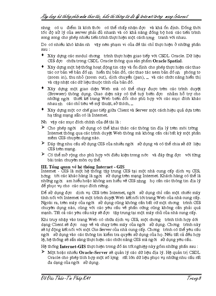 image for page THS Xây dựng hệ thống GIS trên Internet