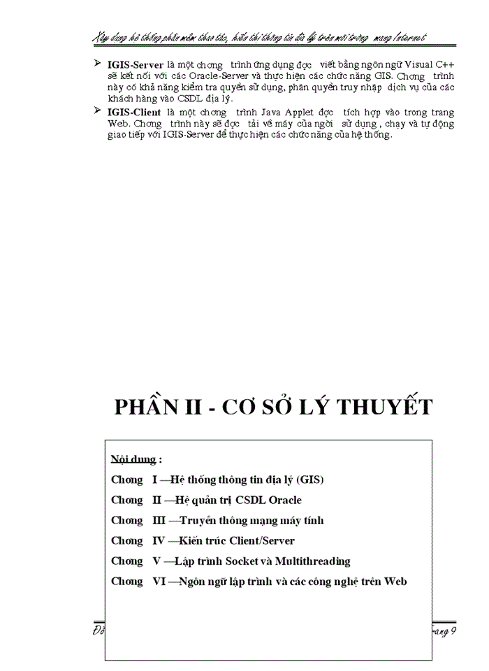 image for page THS Xây dựng hệ thống GIS trên Internet