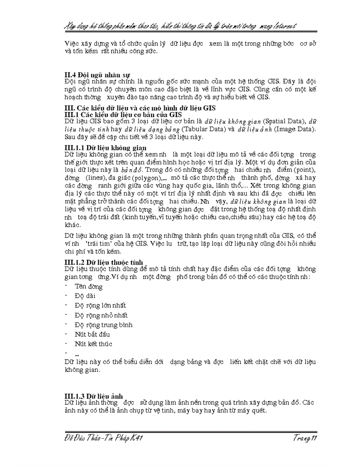 image for page THS Xây dựng hệ thống GIS trên Internet