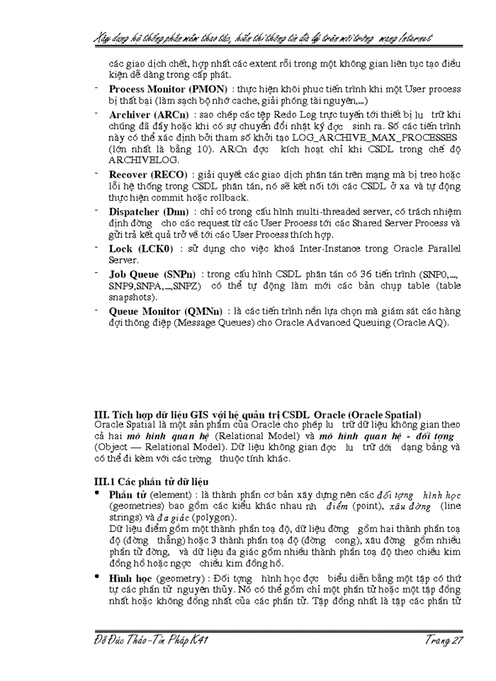 image for page THS Xây dựng hệ thống GIS trên Internet