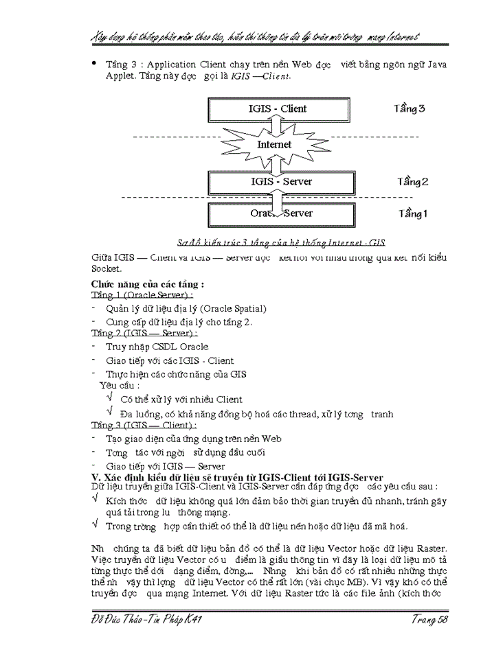 image for page THS Xây dựng hệ thống GIS trên Internet
