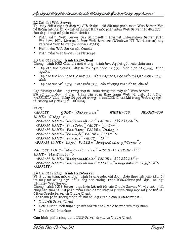 image for page THS Xây dựng hệ thống GIS trên Internet