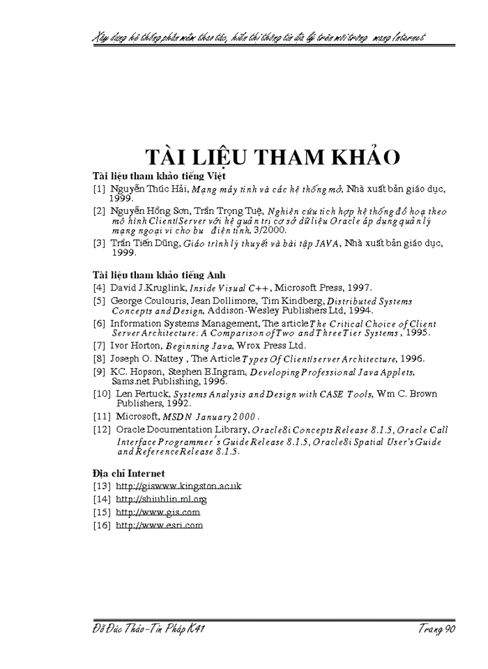 image for page THS Xây dựng hệ thống GIS trên Internet