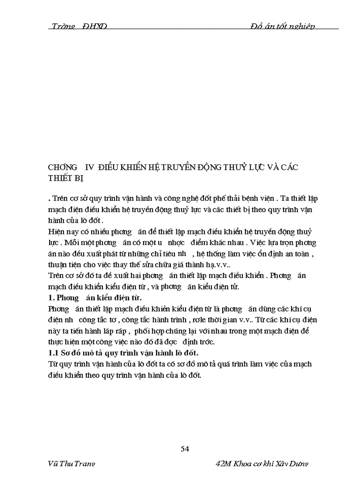 image for page Tính toán thiết kế hệ dẫn động thuỷ lực các cơ cấu của thiết bị lò đốt phế thải bệnh viện
