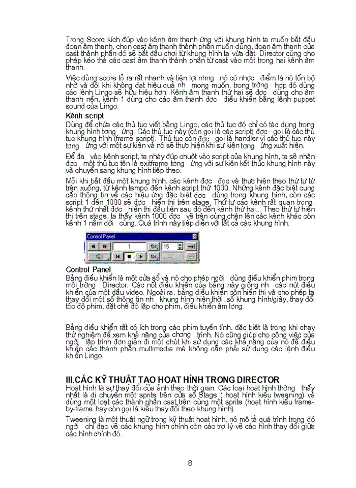 image for page Macromedia Director 8