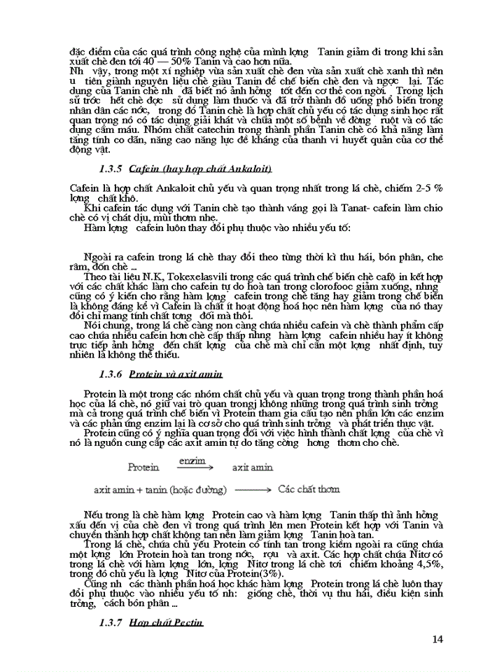 image for page Nghiên cứu mối Quan hệ giữa teaflavin và Tearubigin trong chè đen theo phương pháp OTD đến chất lượng chè