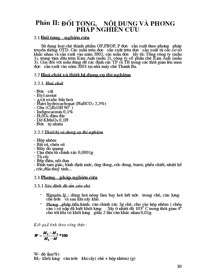 image for page Nghiên cứu mối Quan hệ giữa teaflavin và Tearubigin trong chè đen theo phương pháp OTD đến chất lượng chè