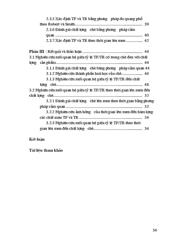 image for page Nghiên cứu mối Quan hệ giữa teaflavin và Tearubigin trong chè đen theo phương pháp OTD đến chất lượng chè